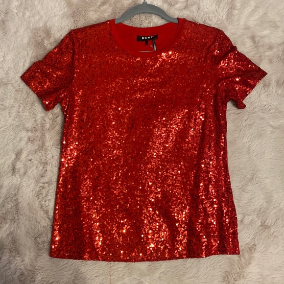 dkny red shirt